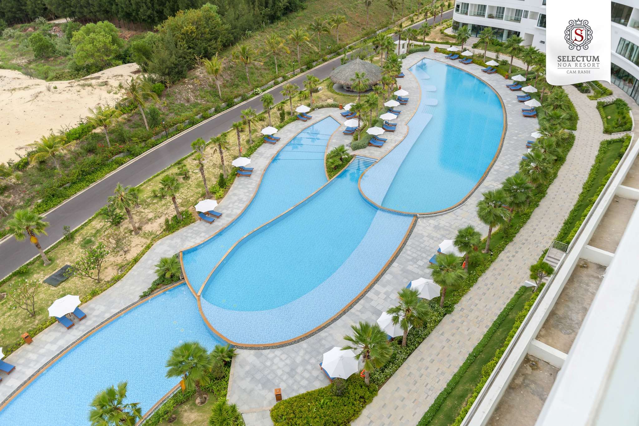 Thiết kế bể bơi tại Selectum Noa Resort Cam Ranh